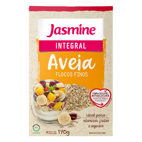 AVEIA FLOCOS FINOS  INTEG 170G JASMINE