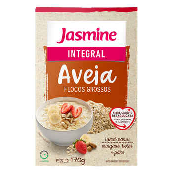 AVEIA FLOCOS GROSSOS INTEG 170G JASMINE