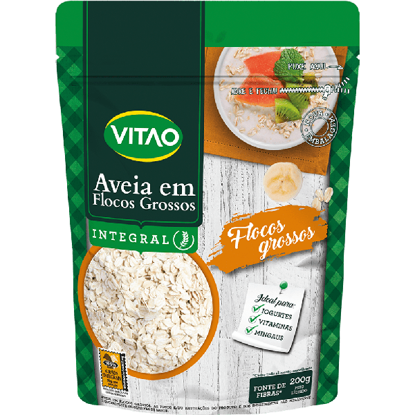 AVEIA VITAO 200G FLOCOS GROSSOS