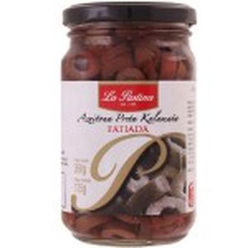 AZEITONA KALAMATA 175G PRETA FATIADA