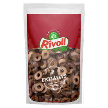 AZEITONA RIVOLI 300G PRETA FATIADAS
