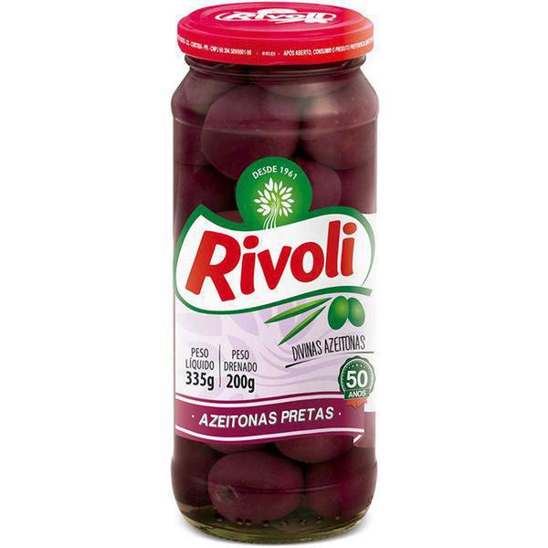 AZEITONA RIVOLI PRETA 200G VIDROS