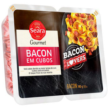 BACON CUBOS 140G SEARA GOURMET