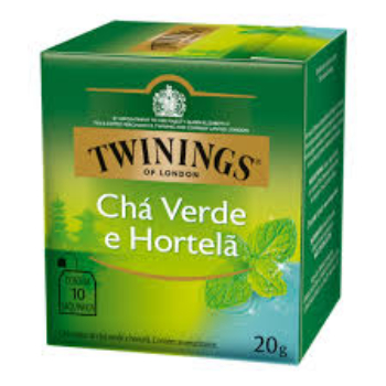 CHA TWININGS 20G VERDE E HORTELA