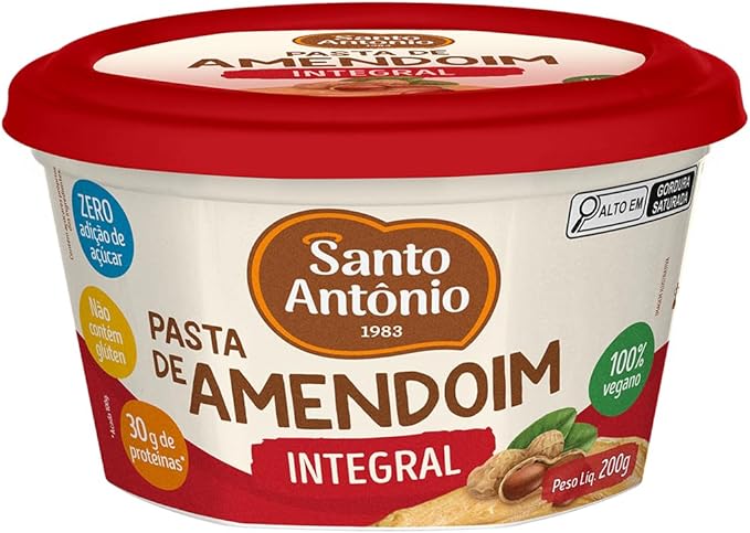 PASTA AMENDOIM SANTO ANTONIO 200G INTEG