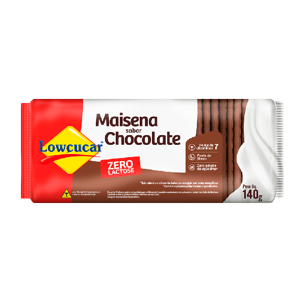 BISC LOWCUCAR 115G MAISENA CHOC