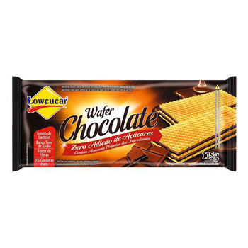 BISC WAFER LOWCUCAR 115G CHOC ZERO