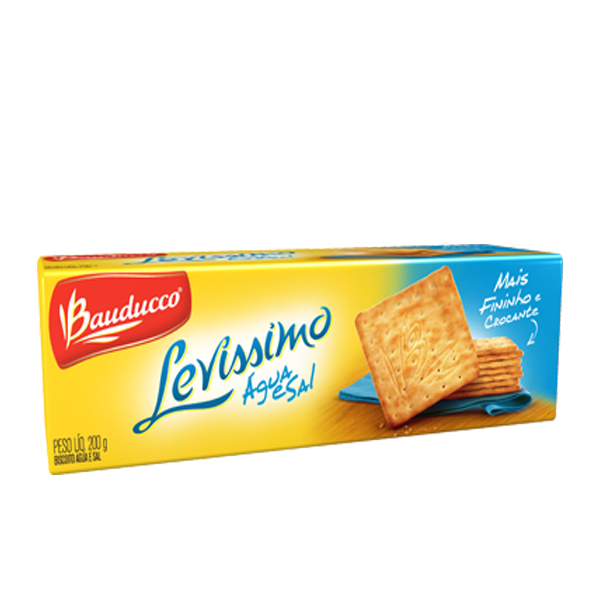 BISCOITO BAUDUCCO 200G AGUA E SAL