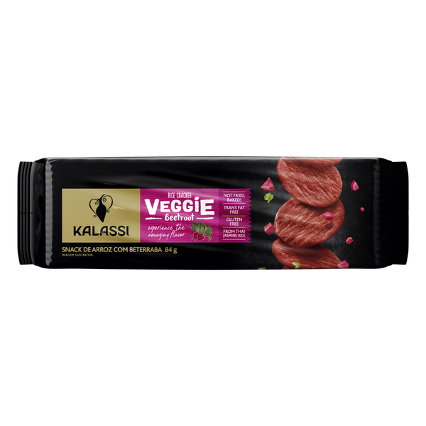 BISCOITO KALASSI 84G VEGGIE BETERRABA