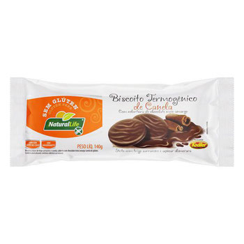 BISCOITO NATURAL LIFE 140G ARROZ CANELA