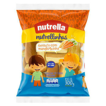 BISNAGUINHA NUTRELLA 300G CENOURA/MAND