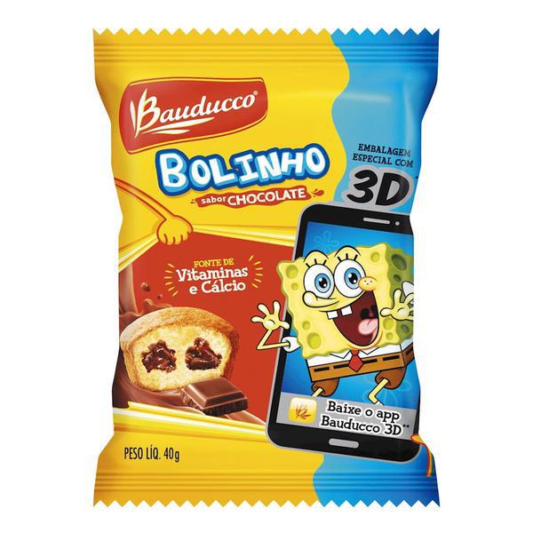 BOLINHO BAUDUCO 40G BAUN RECH CHOCOLATE