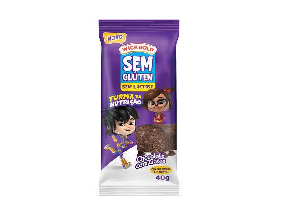 BOLINHO WICKBOLD 40G CHOC C/ GOTAS S/ GL