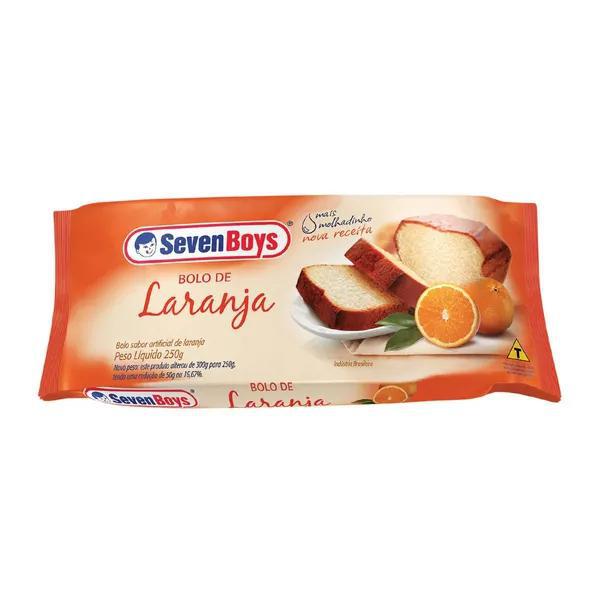 BOLO SEVEN BOYS 250G LARANJA