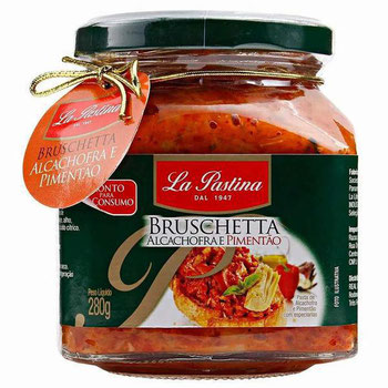 BRUSCHETTA LA PASTINA 280G PIMENTAO