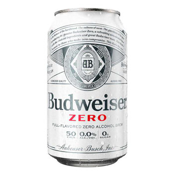 BUDWEISER 350ML ZERO LT SLEEK