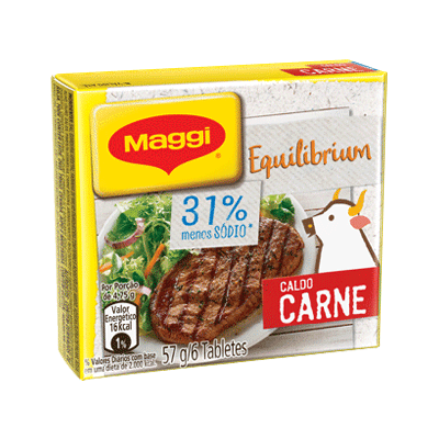 CALDO MAGGI 57GR CARNE MENOS SODIO
