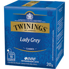 CHA TWININGS PRETO 20G LADY GREY