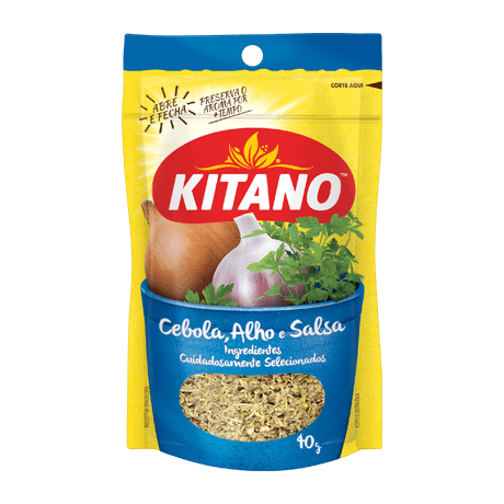 CEBOLA ALHO E SALSA KITANO 40G