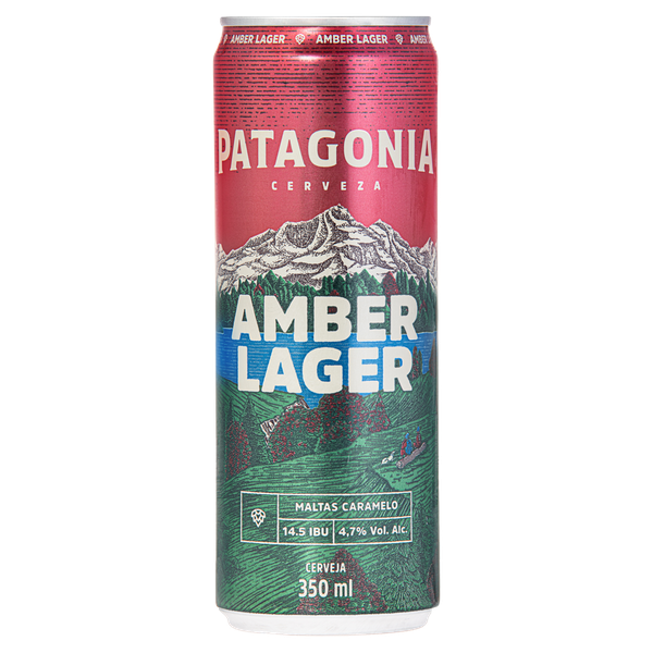 CERV PATAGONIA 350ML AMBER LAGER  LT