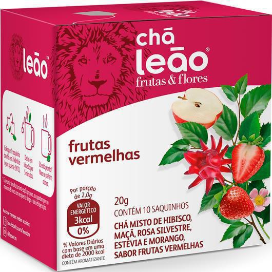 CHA LEAO 16G C/ 10 SC FRUTAS VERMELHAS