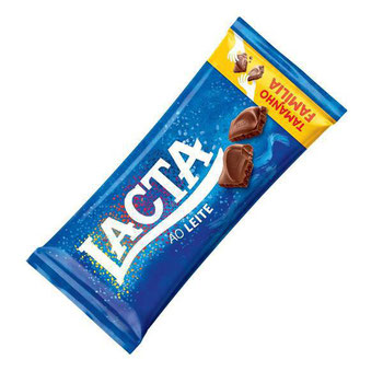 CHOC LACTA 80G AO LEITE