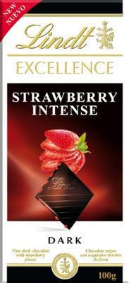CHOC LINDT 100G EXCELLENCE STRAWBERRY IN