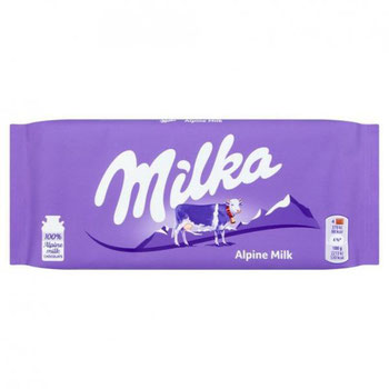 CHOC MILKA 100G ALPINE