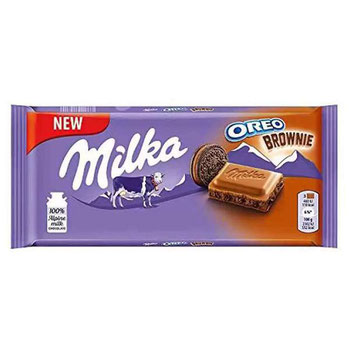 CHOC MILKA 100G OREO BROWNIE