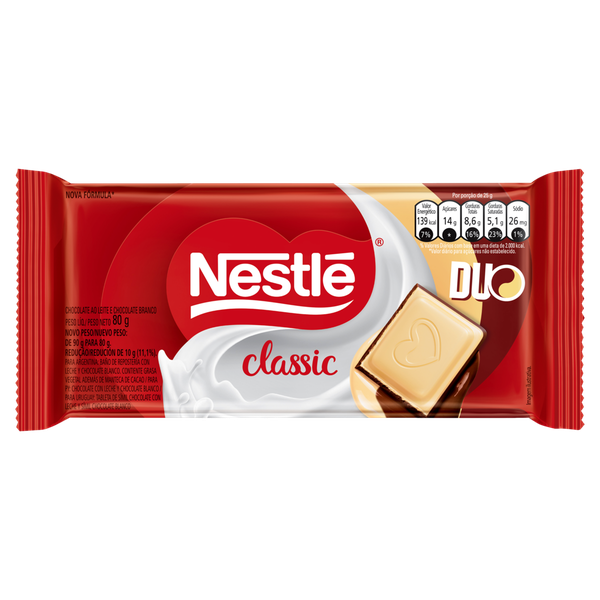 CHOC NESTLE 80G CLASSIC DUO