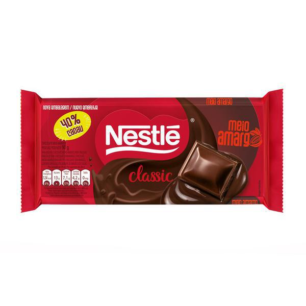 CHOC NESTLE 90G MEIO AMARGO