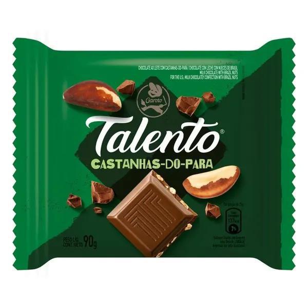 CHOC TALENTO 90G LEITE CAST PARA