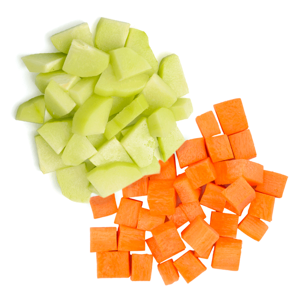 CHUCHU E CENOURA CORTADO KG