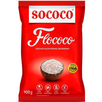 COCO RALADO SOCOCO 100G FLOCOS