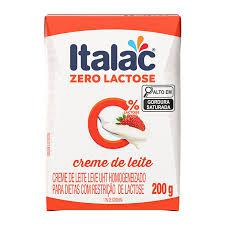 CREME DE LEITE ITALAC 200G ZERO LAC