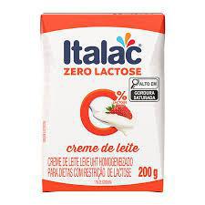 CREME DE LEITE ITALAC 200G ZERO LAC