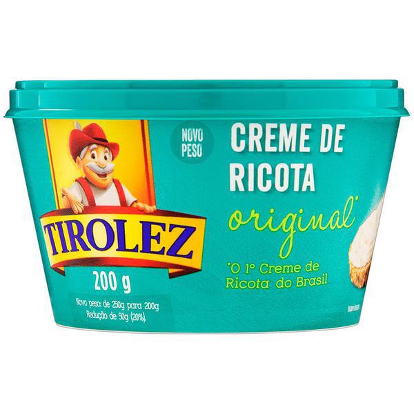 CREME DE RICOTA TIROLEZ  200G TRAD