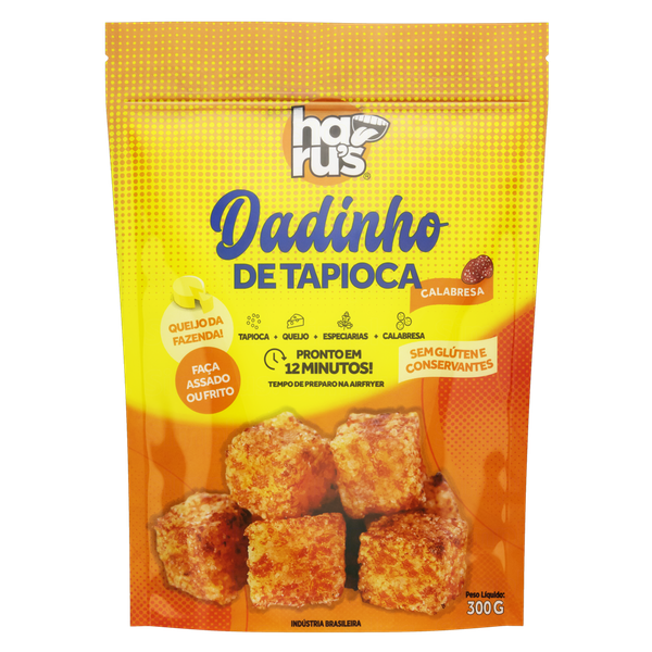 DADINHO DE TAPIOCA HARUS 300G  CALABRESA