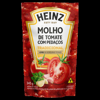 MOLHO DE TOMATE HEINZ 240G TRADICIONAL