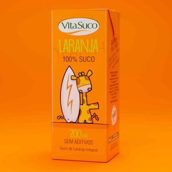SUCO VITASUCO 200ML LARANJA 100% INTEG