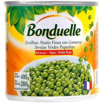 ERVILHA FINA EM CONSERVA BONDUE 400GR
