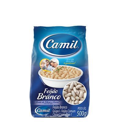 FEIJAO BRANCO 500G CAMIL