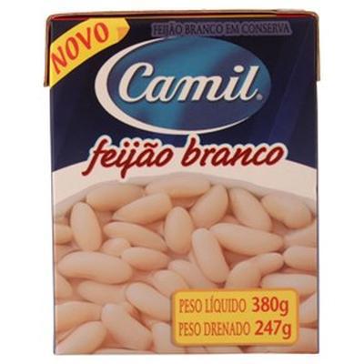 FEIJAO BRANCO CAMIL 380G PRONTO