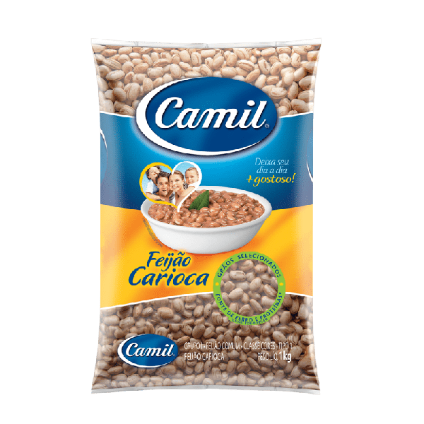 FEIJAO CARIOCA CAMIL 1KG PREMIUM