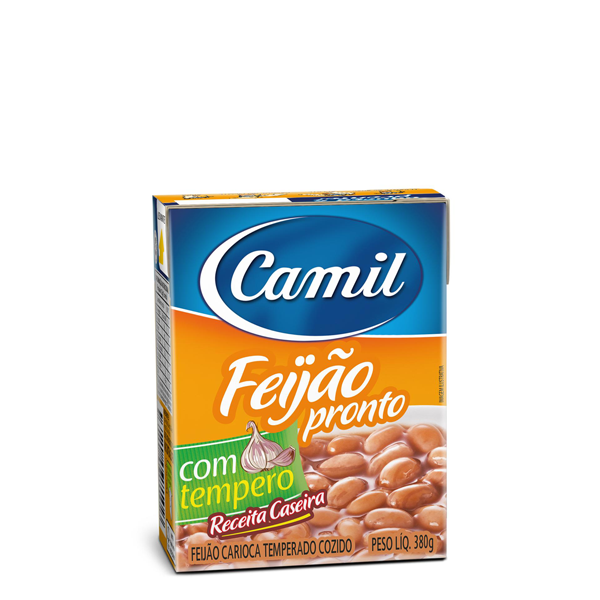 FEIJAO CARIOCA CAMIL 380G PRONTO