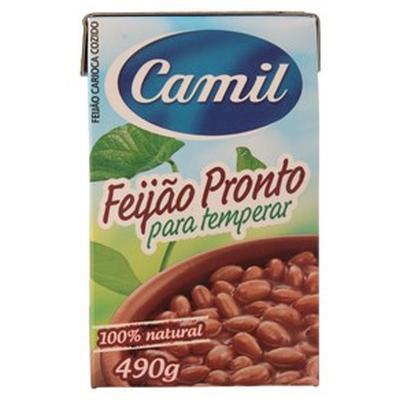 FEIJAO CARIOCA CAMIL 490G SEM TEMPERO