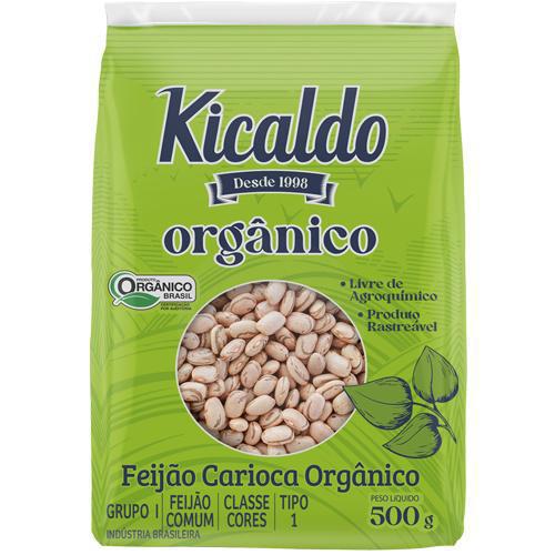 FEIJAO CARIOCA KICALDO 500G ORGANICO