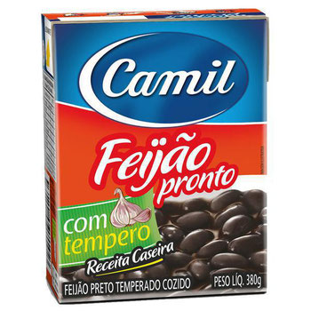 FEIJAO PRETO CAMIL 380G PRONTO