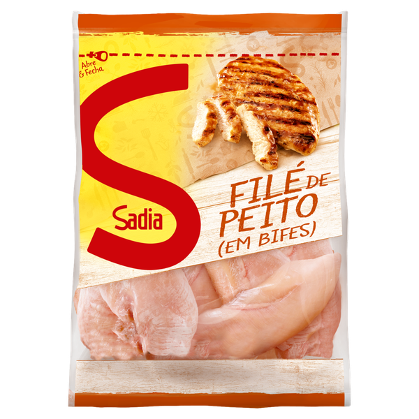 FILE DE PEITO SADIA 1KG EM BIFES