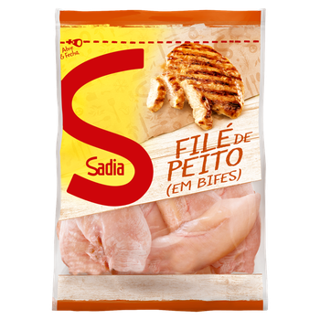 FILE DE PEITO SADIA 1KG EM BIFES